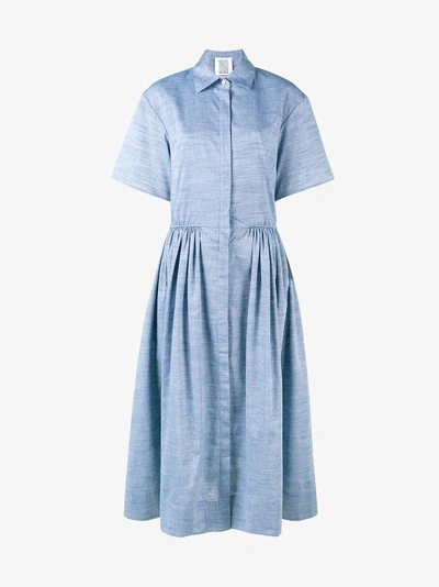 Shop Rosie Assoulin The O.g. Shirt Dress In Blue