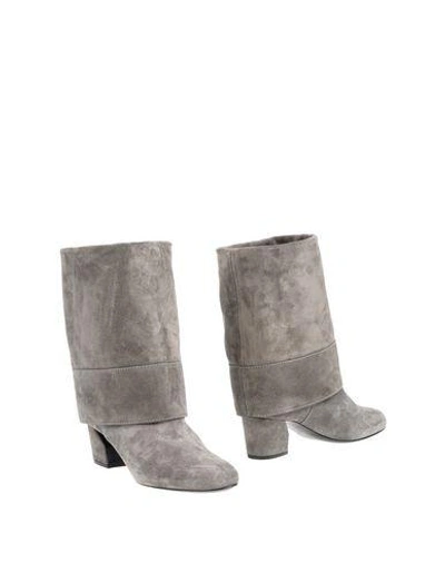 Shop Casadei Ankle Boot In Grey