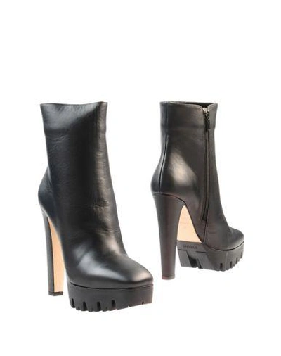 Shop Le Silla Ankle Boot In Black