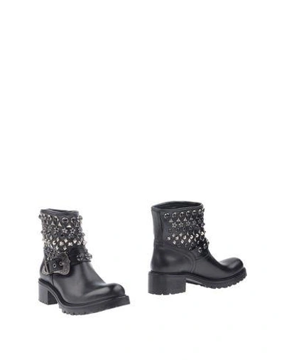 Shop Elena Iachi Woman Ankle Boots Black Size 7 Soft Leather