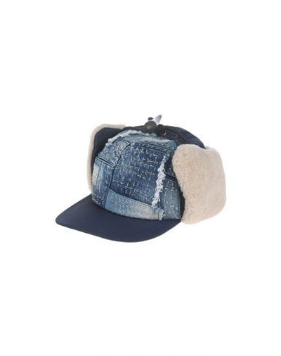 Shop Dsquared2 Hat In Blue