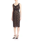 MICHAEL KORS Lace Sheath Dress