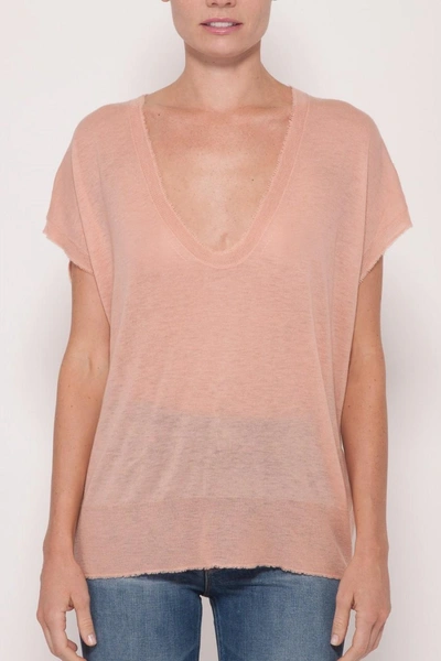 Alexander Wang T Scoop Neck Wool Blend Tee