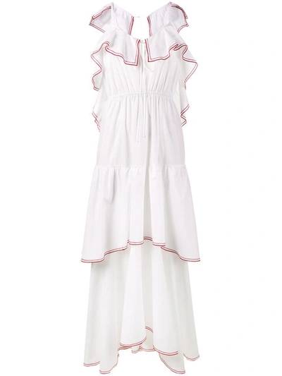 Rosie Assoulin Cranes In The Sky Dress - White