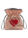 LES PETITS JOUEURS Trilly heart embellished shoulder bag,TYHRS5512227865