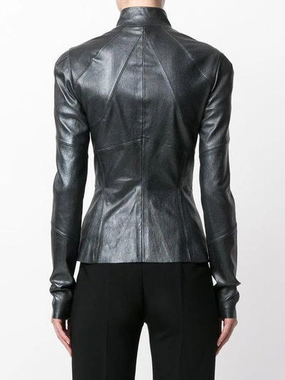 Shop Talbot Runhof Fusion Jacket In Metallic