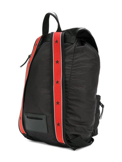 Shop Givenchy Star Trim Packable Backpack In Black