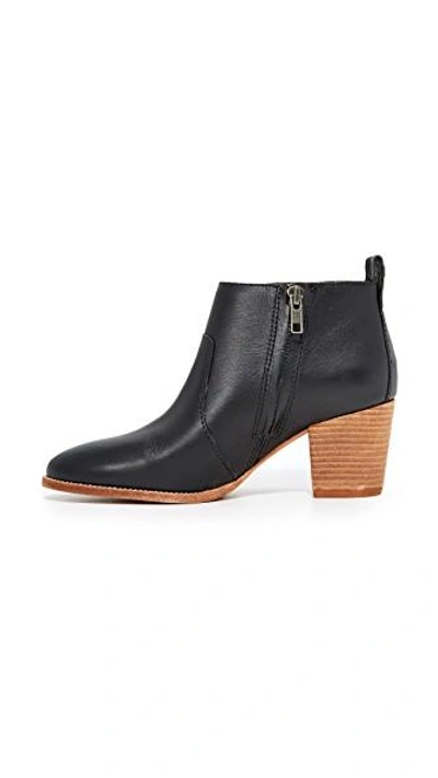 Shop Madewell Brenner Boots In True Black