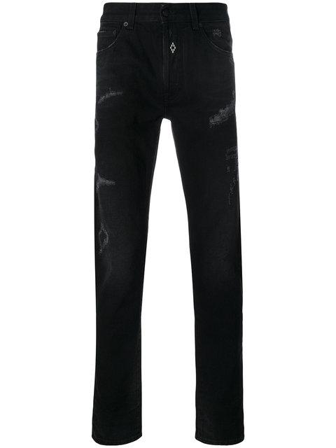 Marcelo Burlon County Of Milan Relmu Slim Fit Jeans In Black | ModeSens