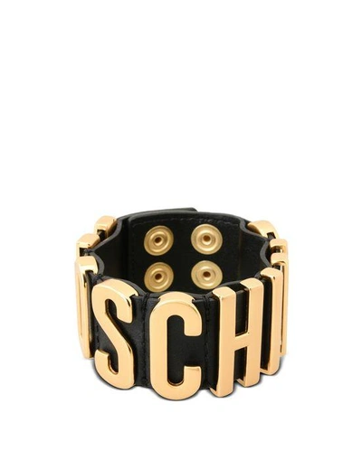 Shop Moschino Bracelets - Item 50195200 In Black