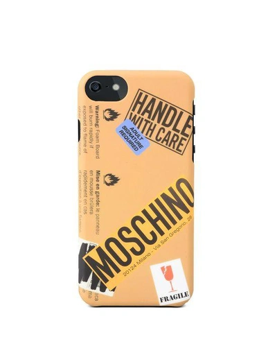 Shop Moschino Iphone-6s-iphone-7 In Camel