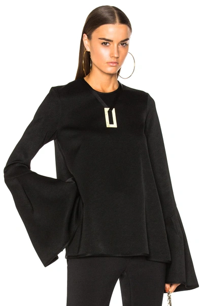 Shop Ellery Backlash Top In Black