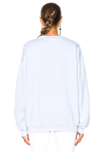 Shop Baja East Graphic Sweatshirt In Blue. In Cove