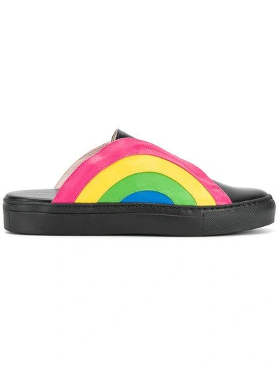 Shop Minna Parikka Rainbow Slip On Sneakers