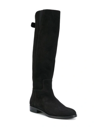 Shop Dolce & Gabbana Dg Riding Boots In Black