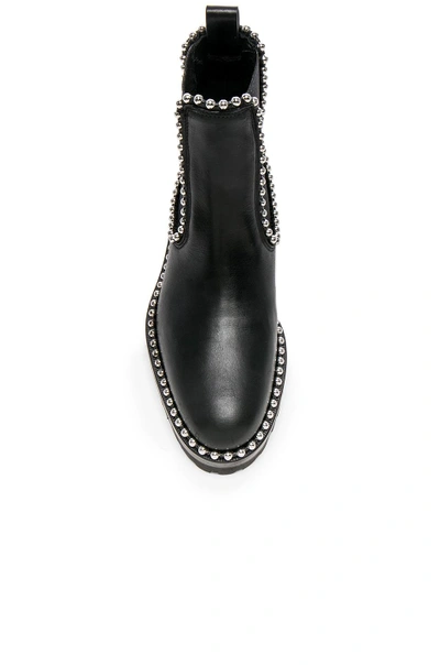 Shop Alexander Wang Spencer Leather Boots In Black