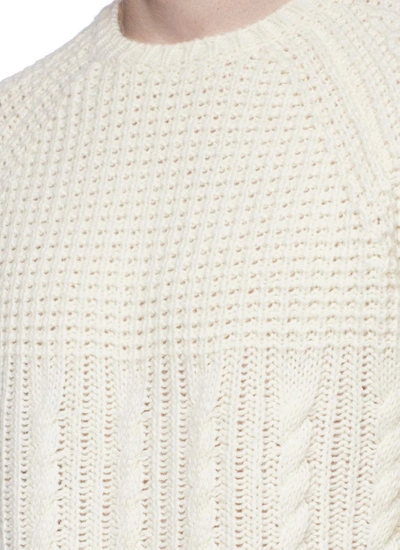 Shop Barena Venezia 'rovere Bruma' Cable Knit Sweater