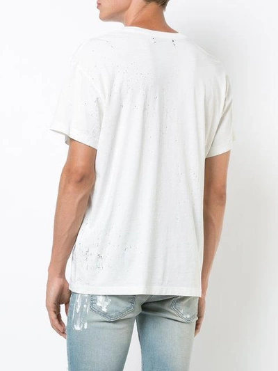 Shop Amiri Shotgun T-shirt In White