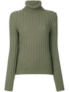 MOSCHINO ribbed roll neck jumper,A0905550212237527