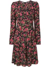 DOLCE & GABBANA ROSE PRINT DRESS,F65V9TFSM4D12240187