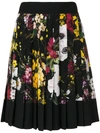 DOLCE & GABBANA FLORAL PRINT PLEATED SKIRT,F4A1JTHS1NU12240193