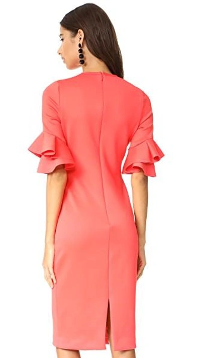 Shop Black Halo Josie Sheath Dress In Canyon Coral