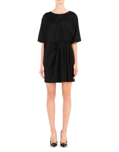 Shop Moschino Short Dresses In Black