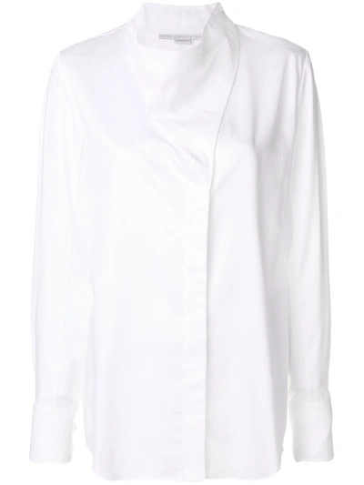 Shop Stella Mccartney Asymmetric Shirt In White