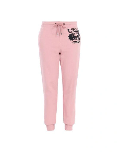 Shop Moschino Pants In Pink