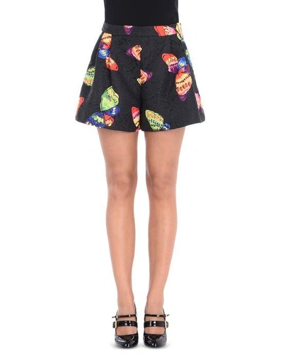 Shop Boutique Moschino Shorts In Black