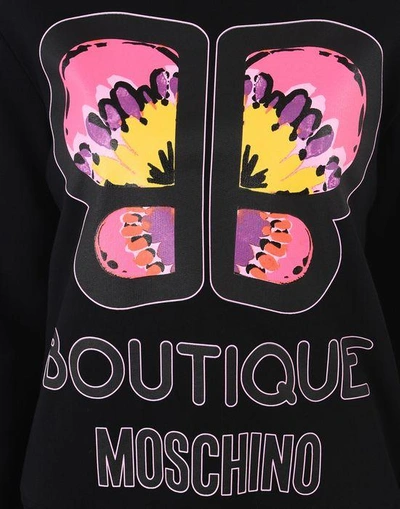 Shop Boutique Moschino Sweatshirts In Black