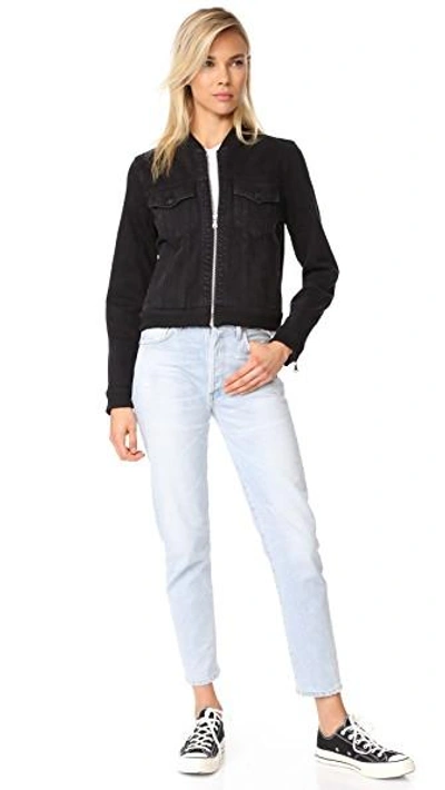 Shop J Brand Harlow Bomber Jacket In Double Cross