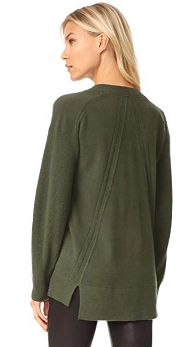 Shop Rag & Bone Ace Cashmere V Neck Sweater In Green