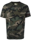 VALENTINO camouflage print T-shirt,HANDWASH