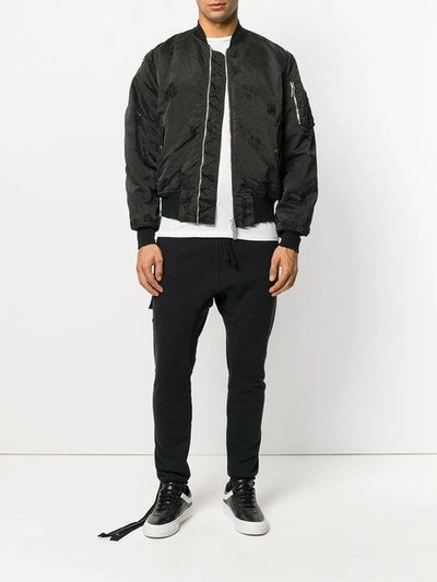Ben Taverniti Unravel Project Unravel Black Basic Drop Crotch Sweatpants In Black