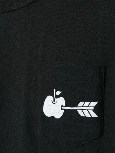 Shop Sacai Apple Motif T-shirt