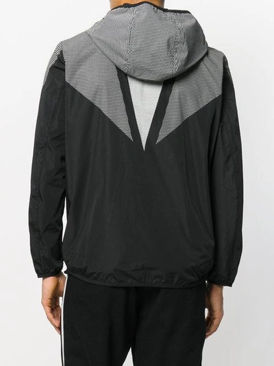 Shop Blackbarrett Panelled Windbreaker Sport Jacket In Black