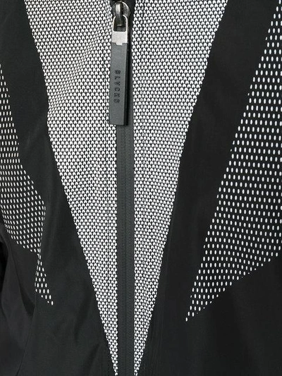 Shop Blackbarrett Panelled Windbreaker Sport Jacket In Black
