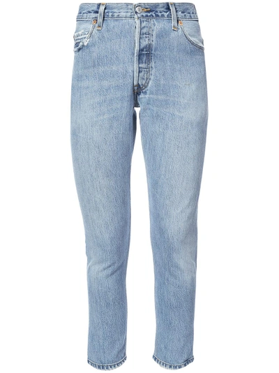 Shop Re/done Cropped Denim Jeans