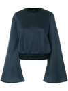 ELLERY FLARED SLEEVE TOP,7PT718BOCHARCOAL12246813