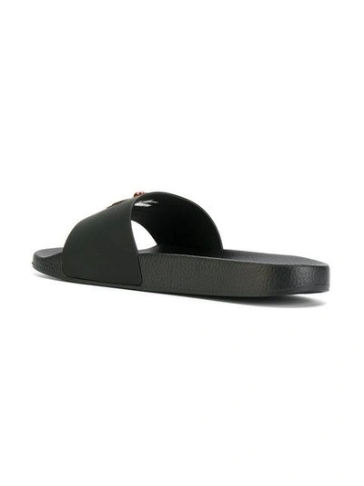 Shop Dolce & Gabbana Designer's Patch Pool Slides