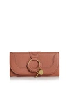 SEE BY CHLOÉ SEE BY CHLOE HANA LEATHER CONTINENTAL WALLET,9P7761-P305