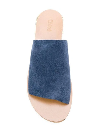 Shop Chloé Platform Sandals - Blue