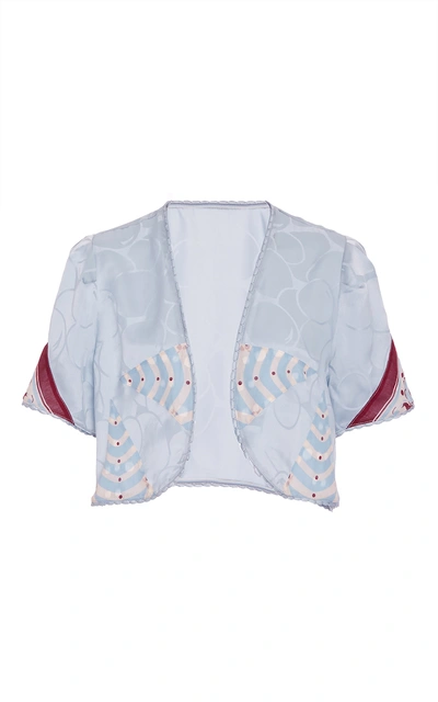 Anna Sui Bubble Satin Jacquard Jacket