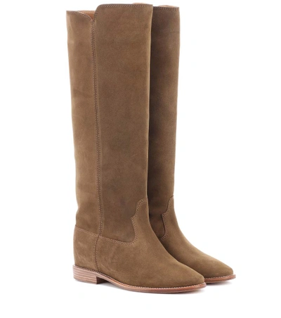 Isabel Marant Cleave Suede Boots In Brown