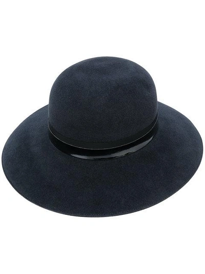 Shop Lanvin Felt Hat In Blue