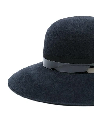 Shop Lanvin Felt Hat In Blue