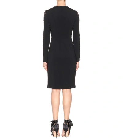 Shop Stella Mccartney Long-sleeved Dress In Black