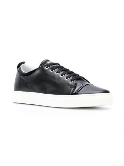 Shop Lanvin Lace-up Sneakers - Black
