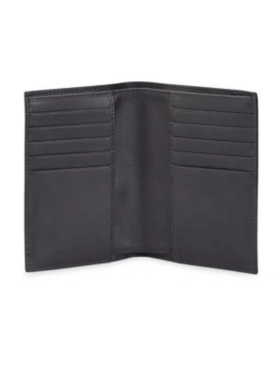 Shop Bottega Veneta Bifold Leather Wallet In Dark Grey